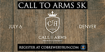 Call to Arms 5k event logo