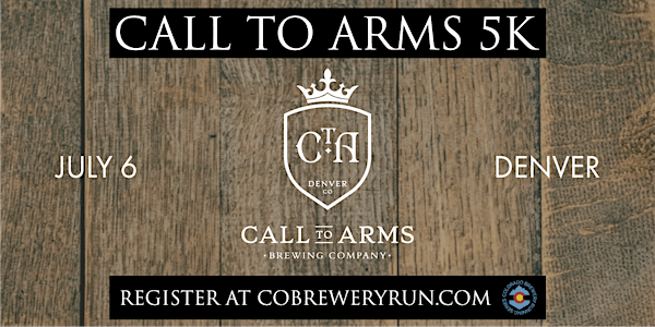 Call to Arms 5k | Denver | 2024 CO Brewery Running Series