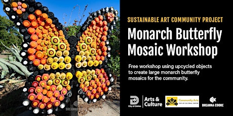 Sustainable Art Community Project - Monarch Butterfly Mosaic Workshop