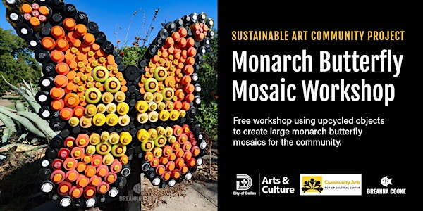 Sustainable Art Community Project - Monarch Butterfly Mosaic Workshop