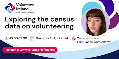 Imagen principal de Exploring the census data on volunteering