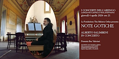 NOTE GOTICHE - Alberto Salimbeni in concerto primary image