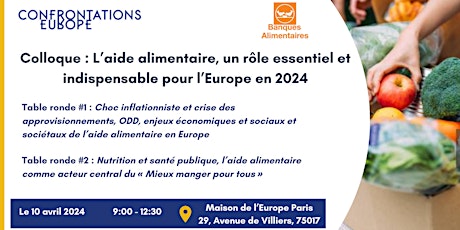 L’aide alimentaire, un rôle essentiel et indispensable  pour l’Europe