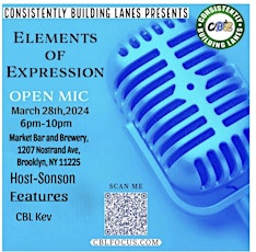 Elements of Expression Open Mic at Market Bar