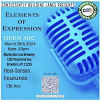 Elements of Expression Open Mic at Market Bar primary image