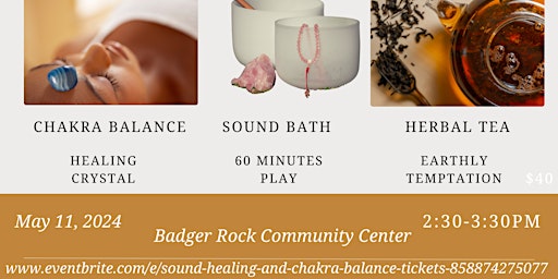 Imagem principal do evento Sound Healing and Chakra Balance