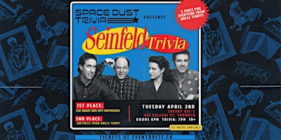 Seinfeld Trivia At Sneaky Dees primary image