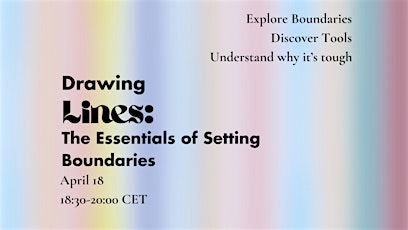 Drawing Lines: The Essentials of Setting Boundaries