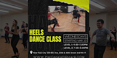 Imagem principal do evento Heels Dance Class, Level 2 Advanced- Beginner