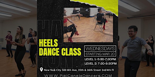 Primaire afbeelding van Heels Dance Class, Level 2 Advanced- Beginner