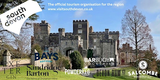 Imagem principal do evento Visit South Devon Tourism Networking Lunch & Drink Producer Showcase with Castle Tour