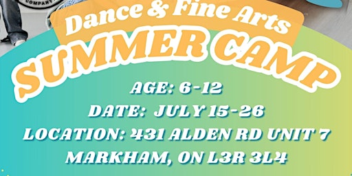 Toronto Markham | Arts, Dance, and Language Summer Camp primary image