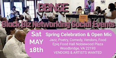 Primaire afbeelding van Spring Into Purpose @ The Black Biz Networking Social Events