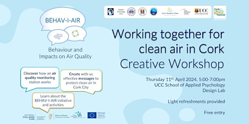 Imagem principal do evento Working together  for Clean Air Creative Workshop