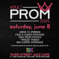 Imagem principal do evento Adult Prom 2024 at The River Street Jazz Cafe