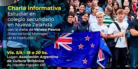 Imagen principal de Charla informativa: Intercambio a colegio secundario de Nueva Zelanda