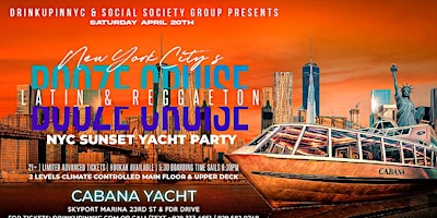 Imagem principal do evento Latin & Reggaeton Booze Cruise | NYC Sunset Yacht Party