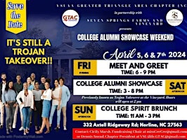Hauptbild für College Alumni Showcase Weekend! April 5th-7th 2024