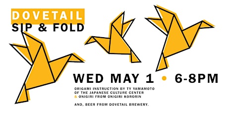 Dovetail Brewery Sip 'N Fold Origami Night