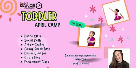 Image principale de Toddler Camp Age 2-5