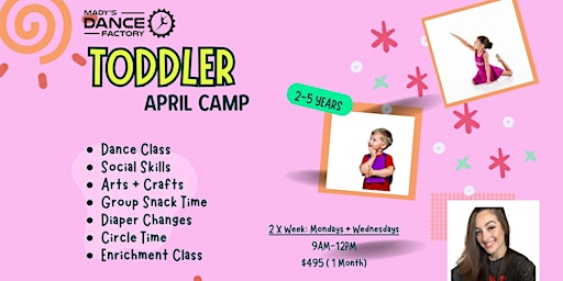 Primaire afbeelding van Toddler Camp Age 2-5