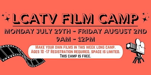 Imagem principal do evento LCATV Film Camp