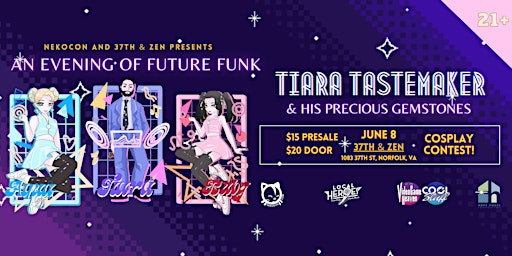 Imagem principal do evento An Evening of Future Funk with TIARA Tastemaker & His Precious Gemstones