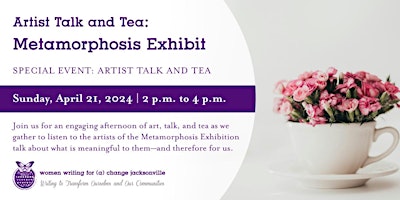 Primaire afbeelding van Artist Talk and Tea: Metamorphosis