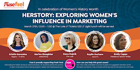 Image principale de Fuse Presents | HerStory: Exploring Women's Influence in Marketing