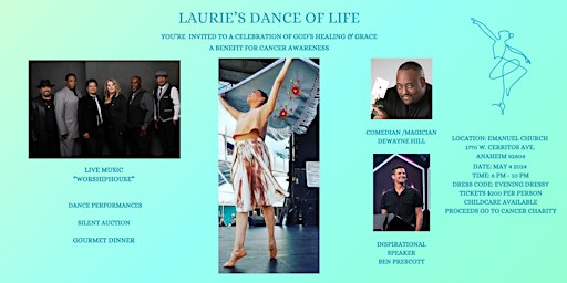 Imagem principal do evento Laurie's Dance of Life