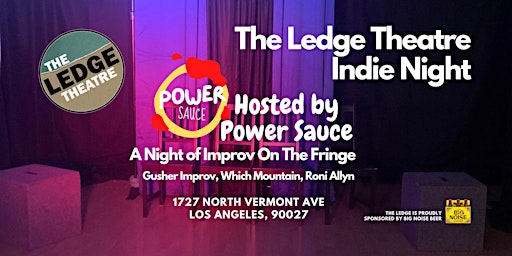 The Ledge Theatre Indie Night primary image
