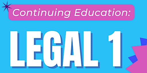 Primaire afbeelding van Continuing Education: Legal 1