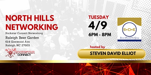 Free  North Hills Networking Rockstar Connect Event (April, NC) primary image