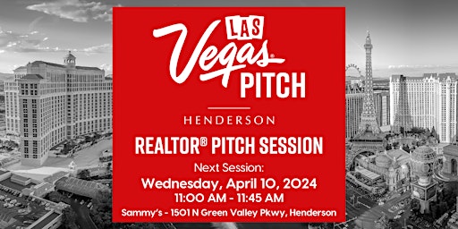 Primaire afbeelding van Las Vegas REALTOR® Pitch Sessions - Henderson
