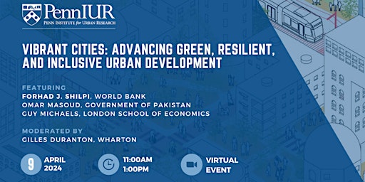 Hauptbild für Vibrant Cities: Advancing Green, Resilient, and Inclusive Urban Development