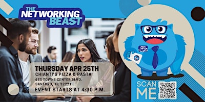 Imagem principal de Networking Event & Business Card Exchange by The Networking Beast(SANFORD)