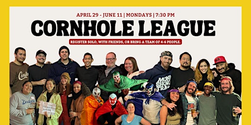 Primaire afbeelding van Adult Cornhole League in Los Angeles | 21+ | Social Sports League