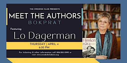 Meet The Authors (Bokprat) with Lo Dagerman primary image