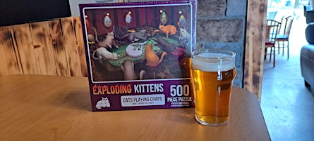 Primaire afbeelding van Exploding Kittens 500 Piece Puzzle Competition
