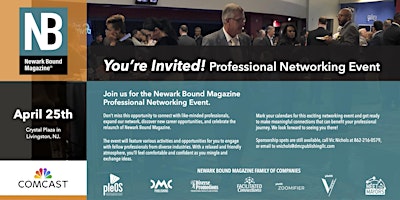 Newark Bound Magazine: Professional Networking Event primary image