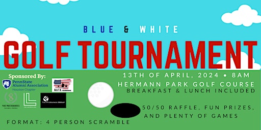 Primaire afbeelding van 1st Annual Blue & White Golf Tournament