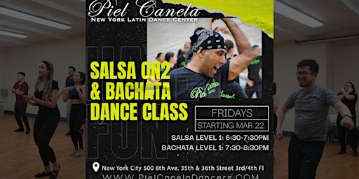 Imagem principal do evento Salsa On2 Dance Class, Level 1, Beginner