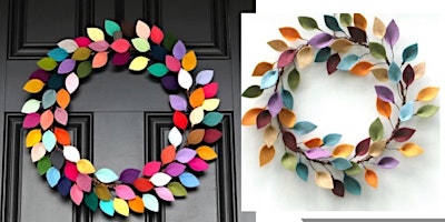 Primaire afbeelding van Pops of Color Wreath Class