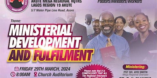 Mega Regional Retreat For all Pastors/Ministers/Workers. primary image