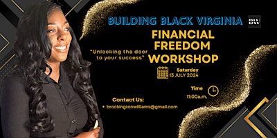 Primaire afbeelding van Building Black Virginia: Financial Freedom Workshop