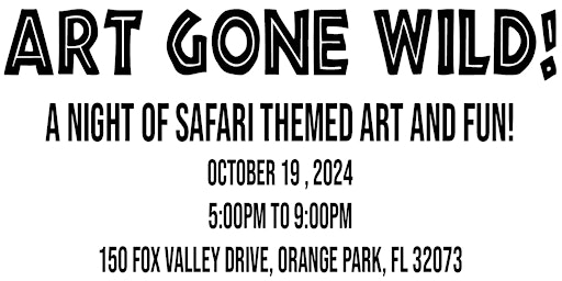 Imagen principal de Art Guild of Orange Park Annual Gala 2024 – Art Gone Wild!