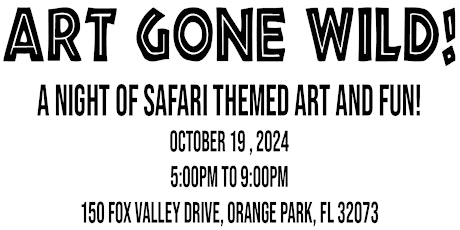 Art Guild of Orange Park Annual Gala 2024 – Art Gone Wild!