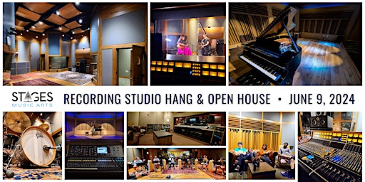 Imagem principal do evento Stages Music Arts Recording Studio Hang & Open House