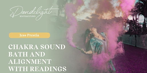 Imagem principal de Chakra sound bath & alignment with readings