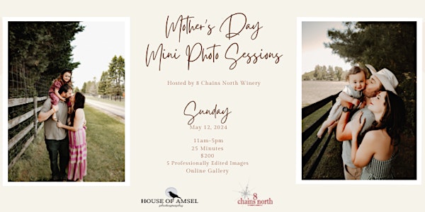 Mother's Day Mini Photo Sessions with House of Amsel Photography Tickets,  Multiple Dates